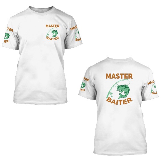 Master Baiter - Wels Catfish Hunter 3D T Shirts