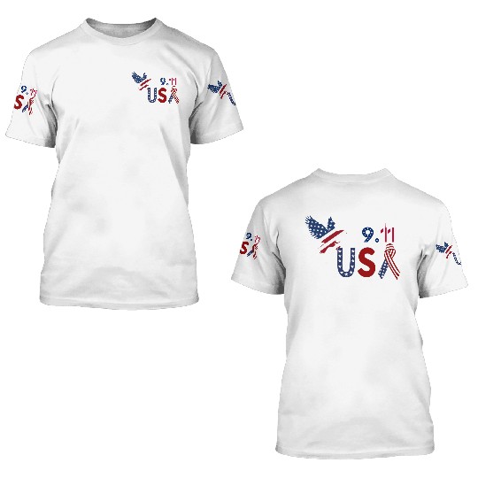Patriot Day 9.11 3D T Shirts