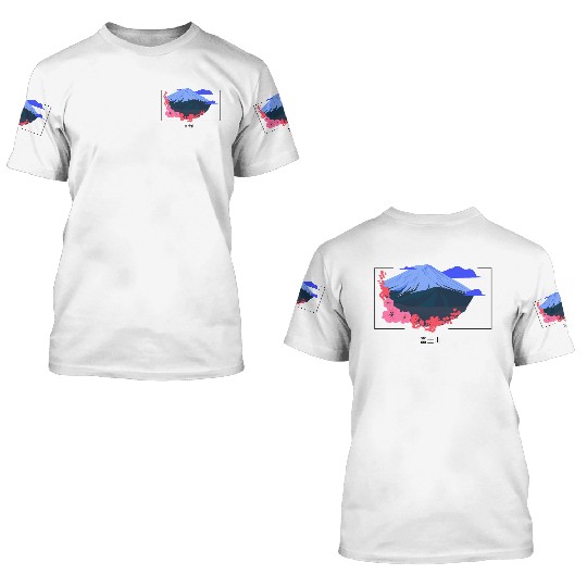 Mount Fuji 3D T Shirts
