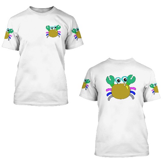 crab 3D T Shirts