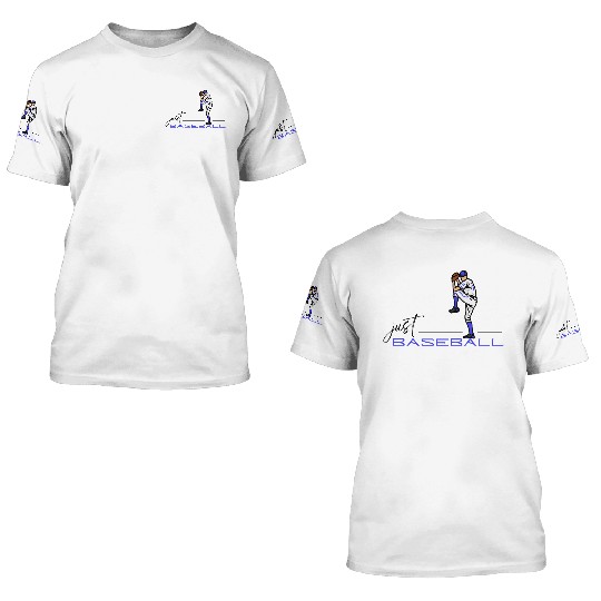 Just Baseball (Pitcher) 3D T Shirts