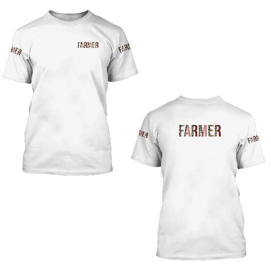 Farmer 3D T Shirts