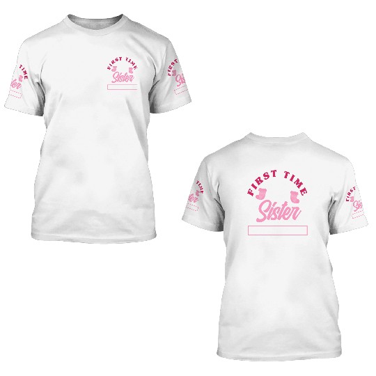 Girl Sister Siblings 3D T Shirts