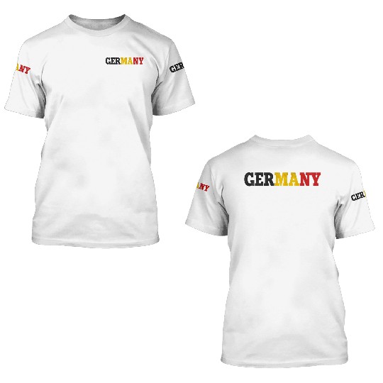 Germany 3D T Shirts