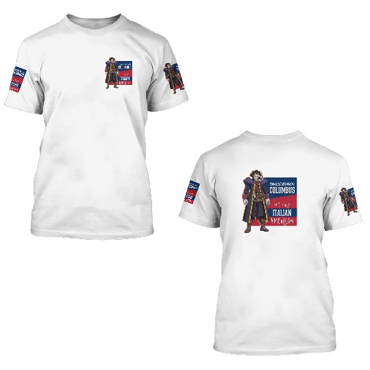 Christopher Columbus day 3D T Shirts