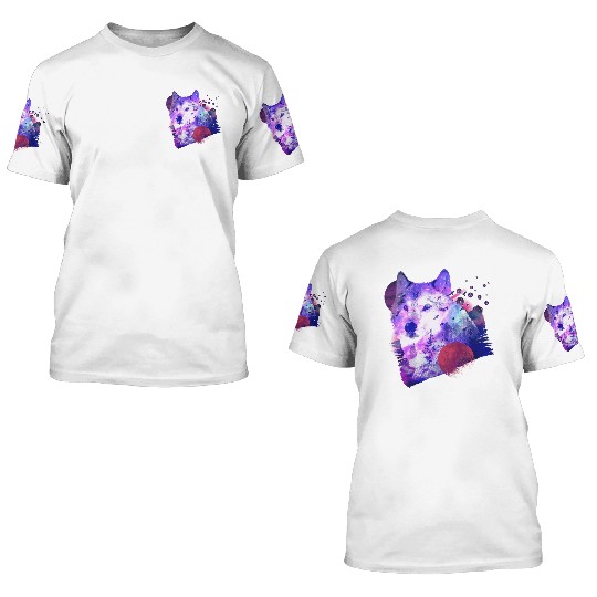 Wolf 3D T Shirts