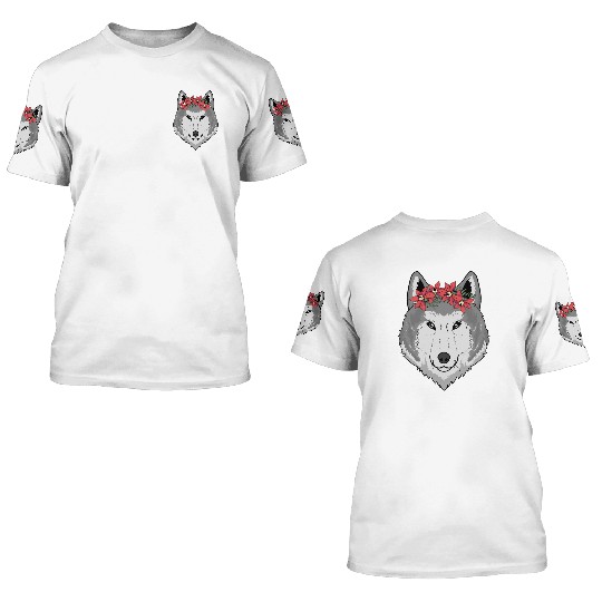She Wolf 3D T Shirts