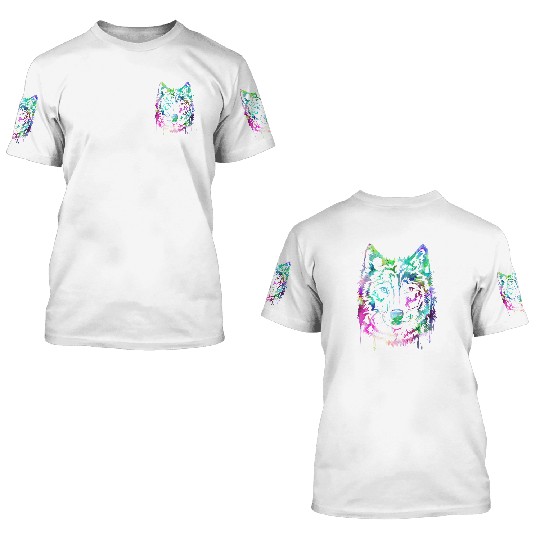 Wolf 3D T Shirts