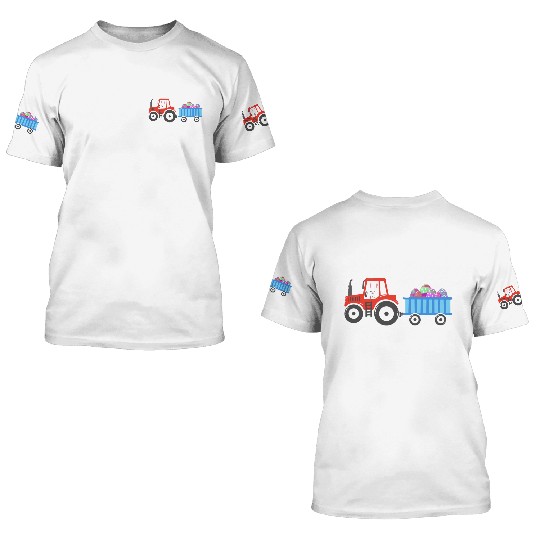 Egg Hunt is On Easter Sunday Christian Holiday 3D T Shirts