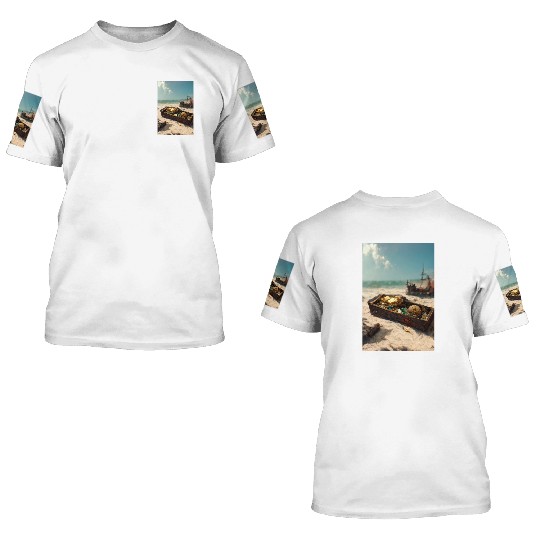 Pirate Treasure 3D T Shirts