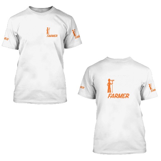 40 hour week | Farmer 3D T Shirts