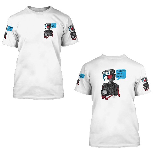 Sad Photo Camera Crying Photographer Joke Gift Pho 3D T Shirts