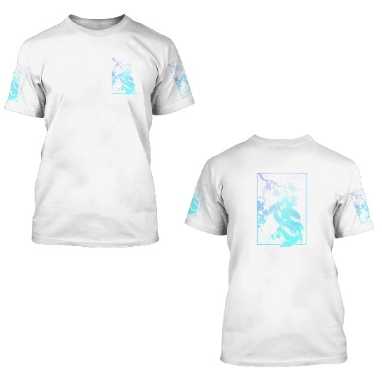 Koi Pastel Goth Cherry Blossom 3D T Shirts