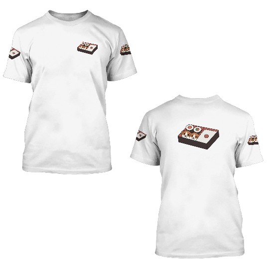 Sushi Bento Box Beagle 3D T Shirts
