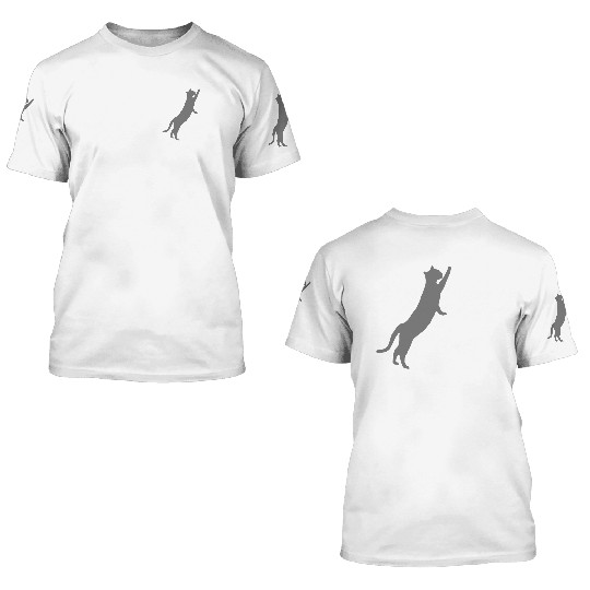 Modern Cat 3D T Shirts