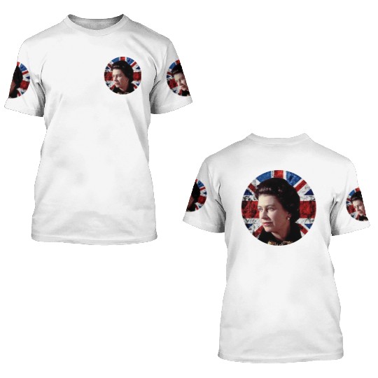Queen Elizabeth II Rest in Peace Elizabeth 3D T Shirts