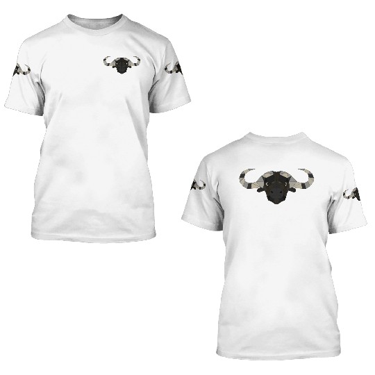 Water buffalo 3D T Shirts
