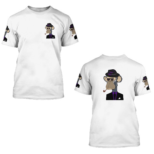 NFT - new ape ( series A-001 ) 3D T Shirts