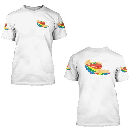 LBGT Flag Gay Pride Human Vintage Rainbow 3D T Shirts
