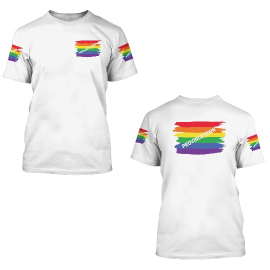 LBGT Flag Gay Pride Human Vintage Rainbow 3D T Shirts