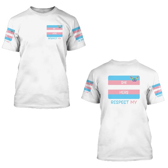 LBGT Flag Gay Pride Human Vintage Rainbow 3D T Shirts