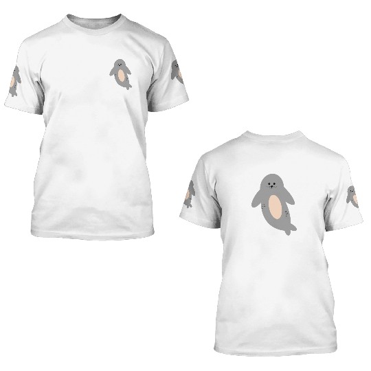 Cute seal 3D T Shirts