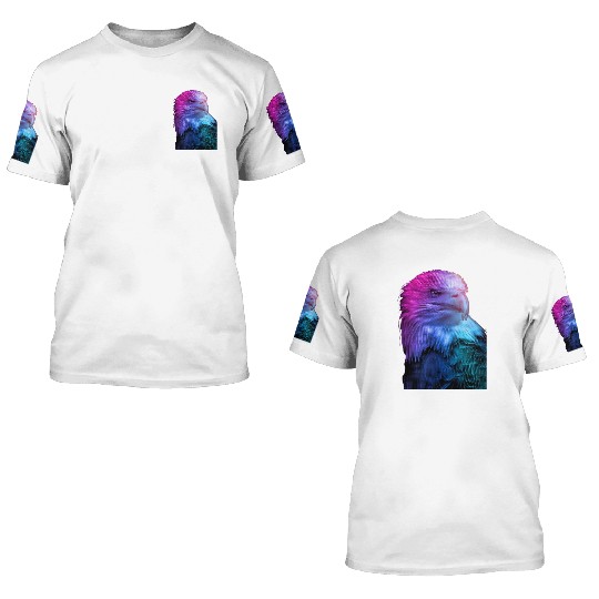 Texas Eagle 3D T Shirts