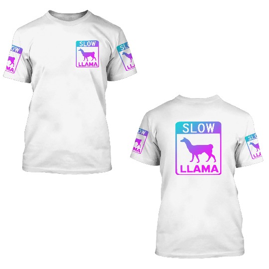 Phish Slow Llama 3D T Shirts