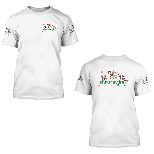 HO HO HO 3D T Shirts
