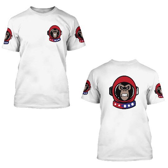 Angry Monkey 3D T Shirts