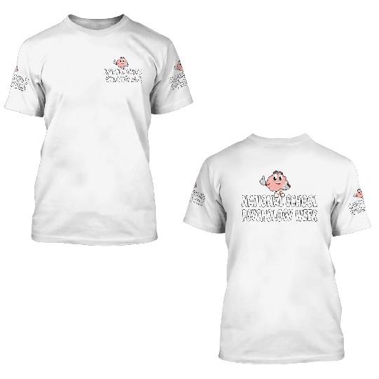 national school psychology week 3D T Shirts