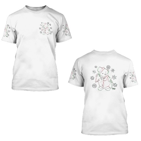 Snowman 3D T Shirts