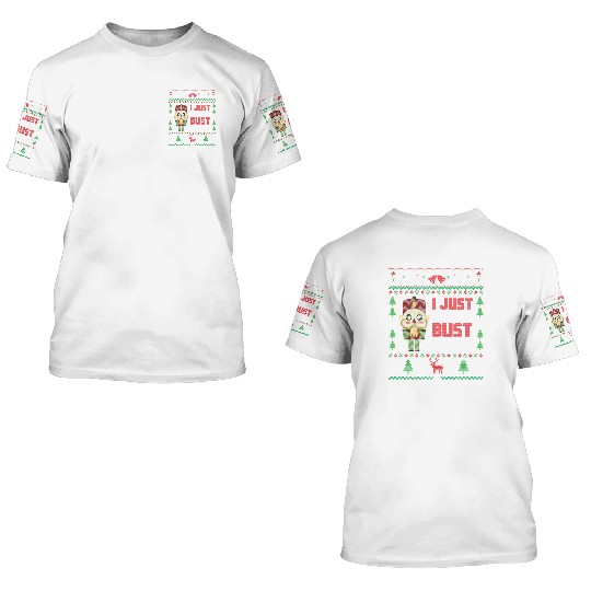 Nutcracker Ugly Christmas Ugly Christmas Saint's 3D T Shirts