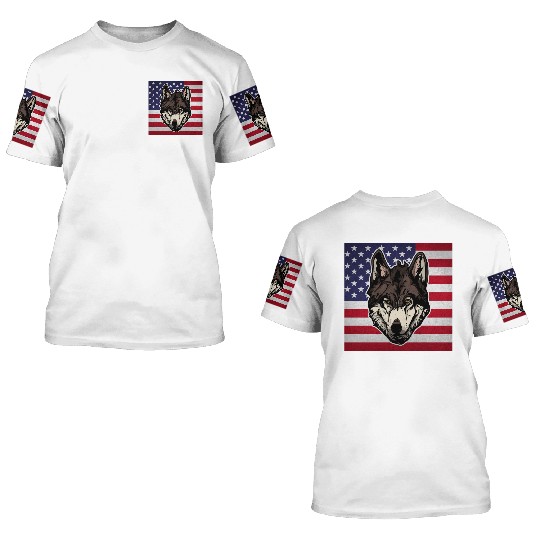 Wolf 3D T Shirts
