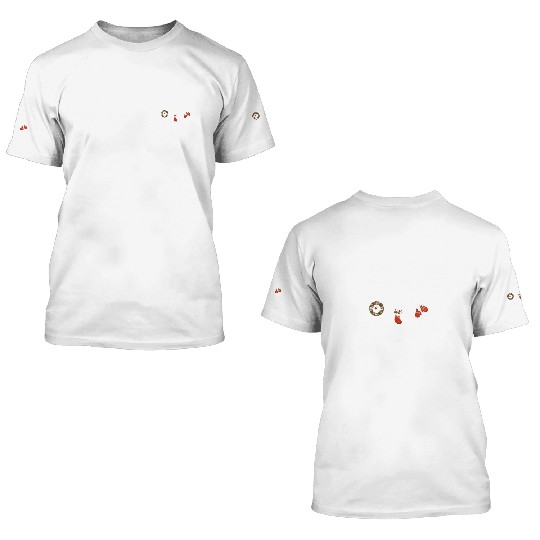 Winter dreamcatcher Christmas Dolphin 3D T Shirts