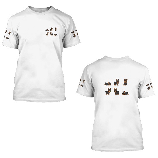 Miniature Pinscher Daily To Do List 3D T Shirts
