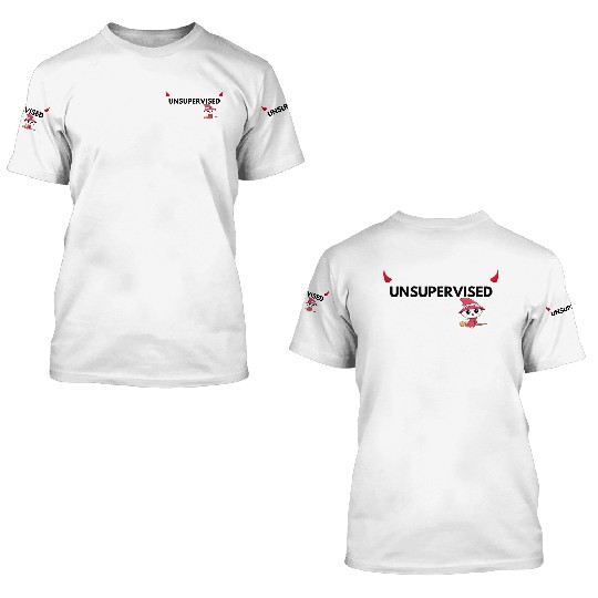 UNSUPERVISED MUM FUNNY CUTE DESIGN 3D T Shirts