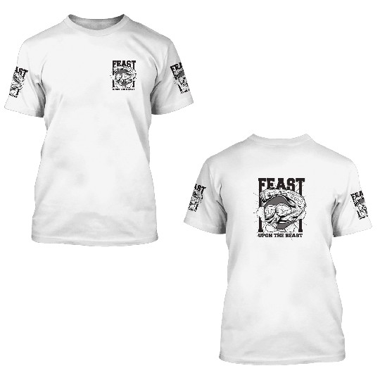 Feast Upon The Beast 3D T Shirts