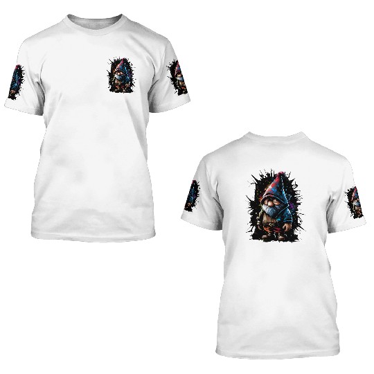 Graffiti Streetwear Gnome 3D T Shirts
