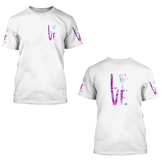 Karaoke Singer Microphone Vocalist 3D T Shirts