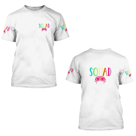 Sleepover Squad 3D T Shirts