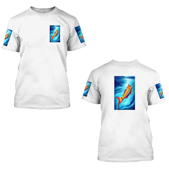 Colorful fish 3D T Shirts