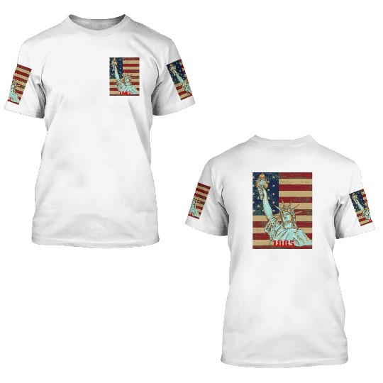 LOVE-Statue of Liberty 3D T Shirts