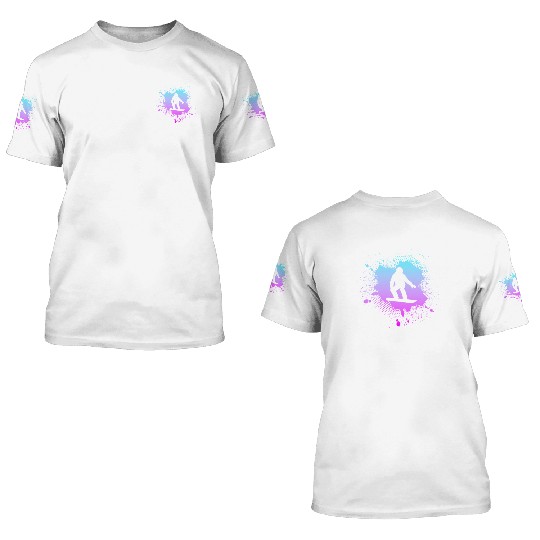 snowboarding 3D T Shirts