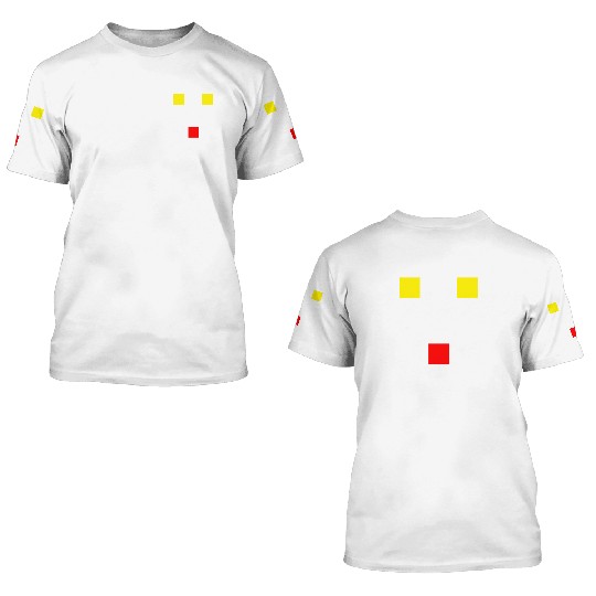 Soccer Yellow Red Card Referee 3D T Shirts