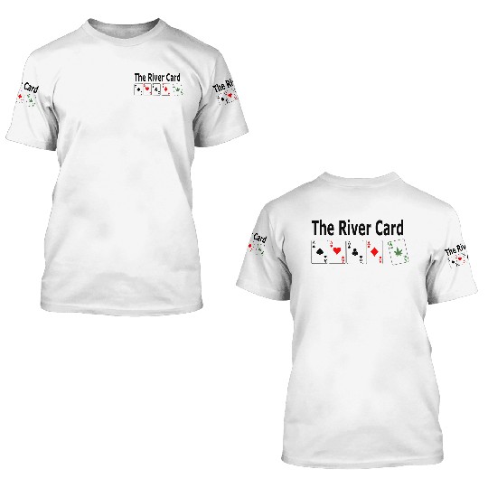 the river card 3D T Shirts