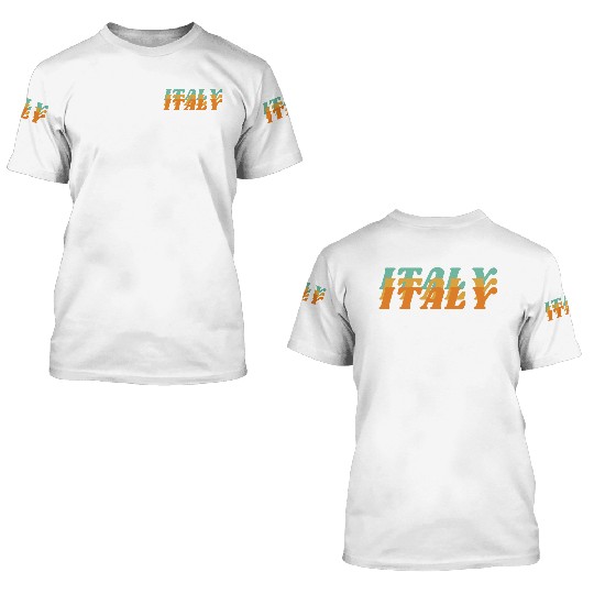 ITALY PRIDE 3D T Shirts