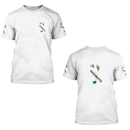My heart beats for Raggamuffin 3D T Shirts