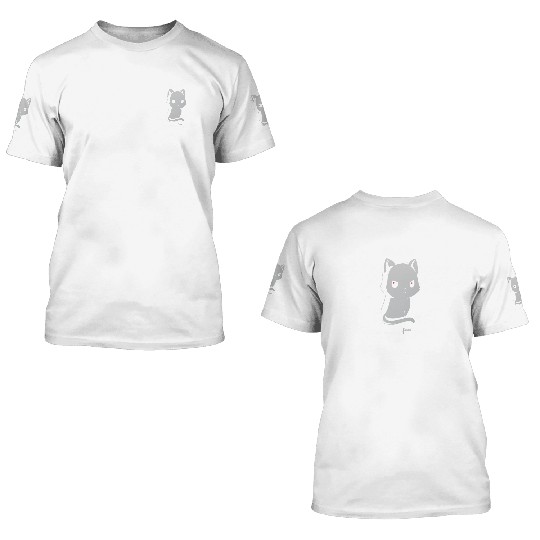 Cat ( meow ) 3D T Shirts