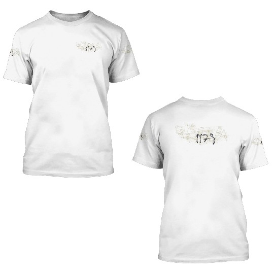 compostela logo way of St. James 3D T Shirts